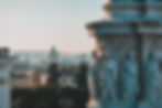 view of rome's skyline italy