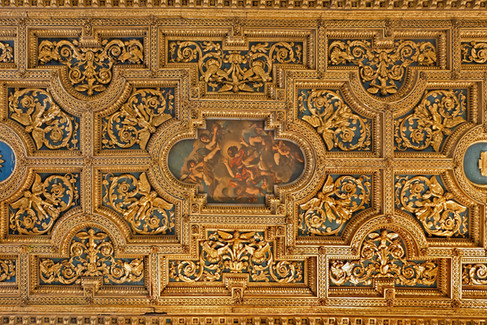 Carved Ceiling basilica of santa prassede 