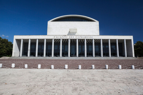 The Palazzo dei Congressi EUR district rome, italy