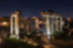 view-of-roman-forum-illuminated-at-night