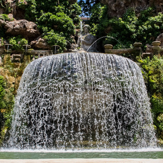 fountain at villa d'este, italy