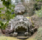one of the monsters in the park of monsters bomarzo