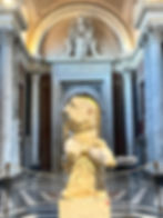 Image of the the Belvedere Torso in the Vatican, Italy.