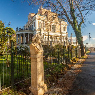 borghese villa park, rome, italy