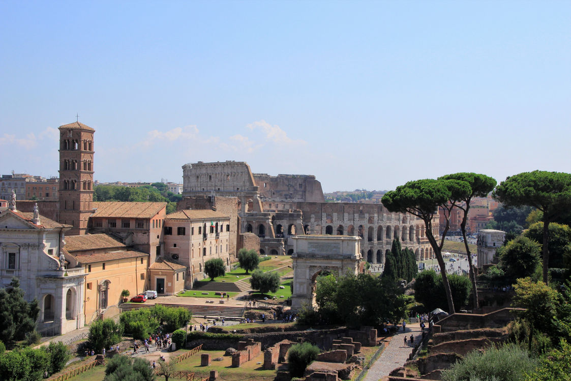 Roman Forum & Colosseum Rome Italy