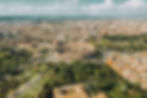 panoramic view of rome, italy